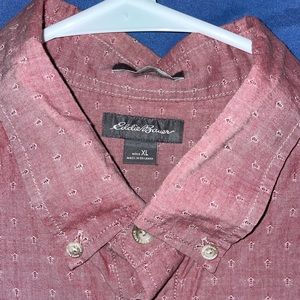 XL Eddie Bauer Casual Short Sleeve Button